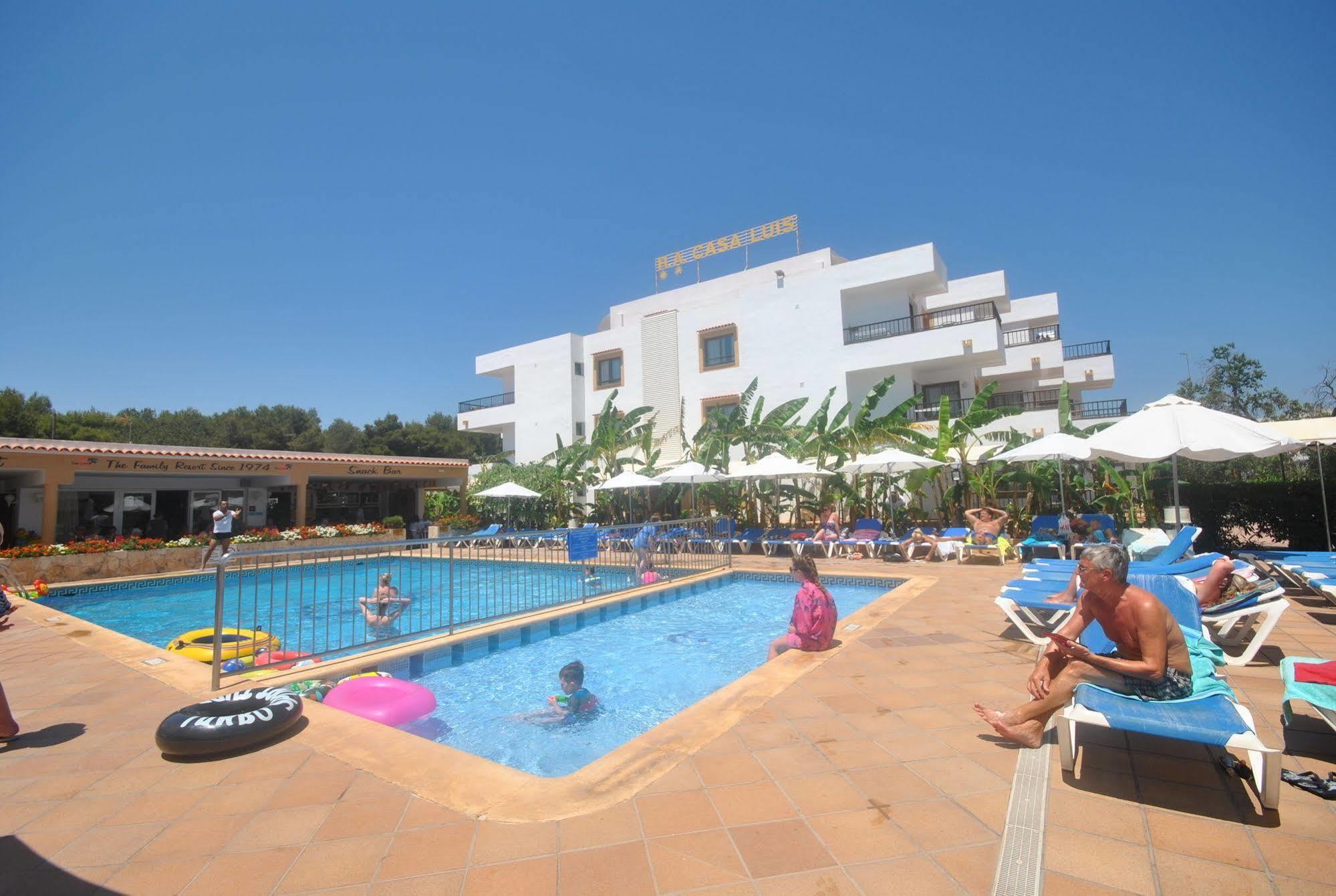 Casa Luis Apartments Santa Eularia des Riu Luaran gambar